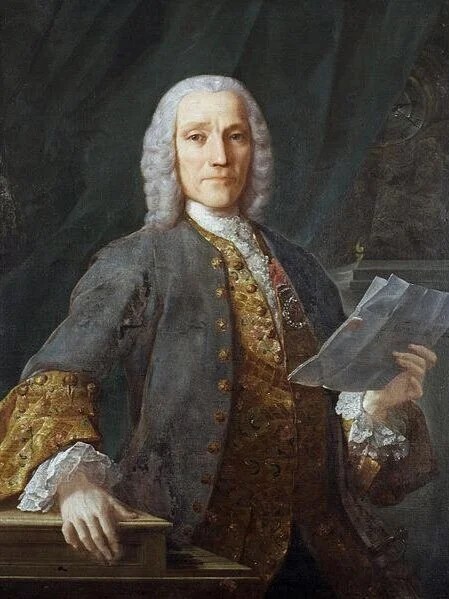 Portrait of Domenico Scarlatti by Domingos António Velasco c. 1739.